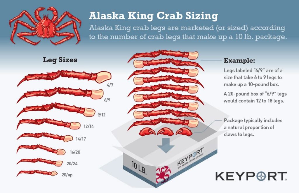 King Crab Sizing