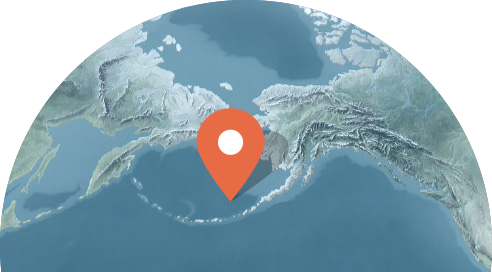 Globe Bering Sea